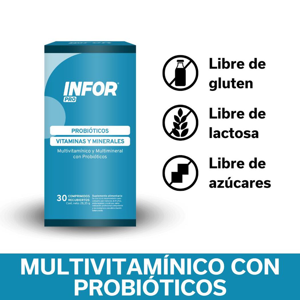 Infor Pro 3  x 30 Comprimidos Recubiertos, , large image number 1
