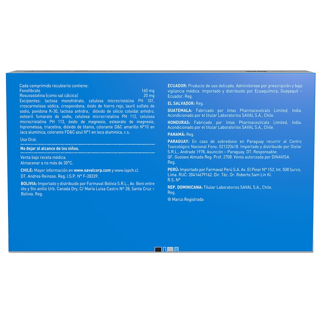 Rux F 160 mg / 20 mg 30 comprimidos, , large image number 3