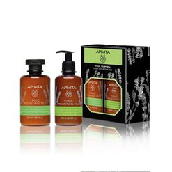 Set Gel Apivita Tonic Mountain Tea de Ducha 250 mL + Crema Corporal 200 mL
