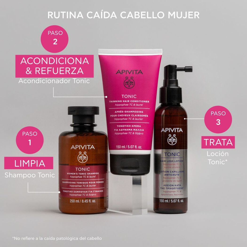 Shampoo Apivita Tonico Mujer 250 mL, , large image number 4