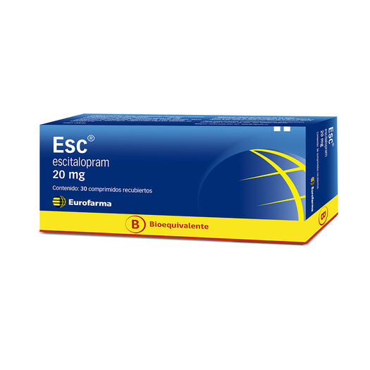 ESC 20 mg x 30 Comprimidos Recubiertos, , large image number 0