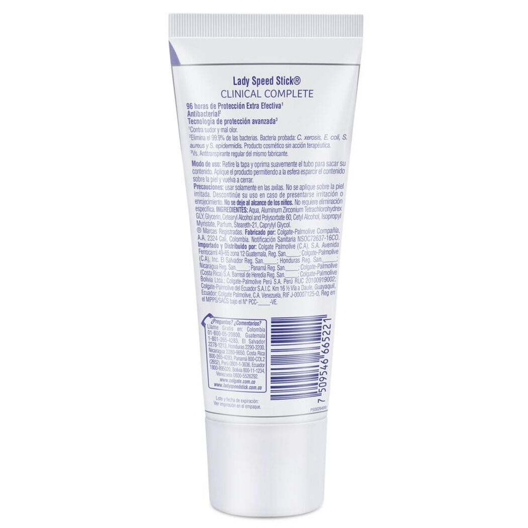 Desodorante en crema PractiCrema Clinical Dry 96 Horas 70g, , large image number 2