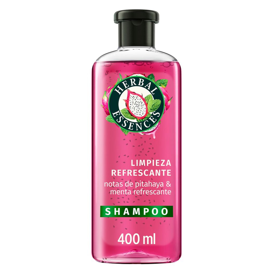 Herbal Essences Shampoo Limpieza Refrescante Pitahaya y Menta 400ml, , large image number 0