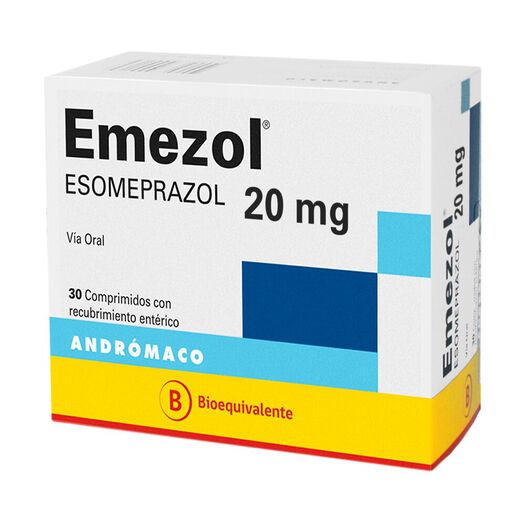 Emezol 20 mg x 30 Comprimidos Recubiertos, , large image number 0