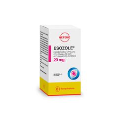 Esozole 20 mg x 30 Capsulas con Granulos con Recubrimiento Enterico