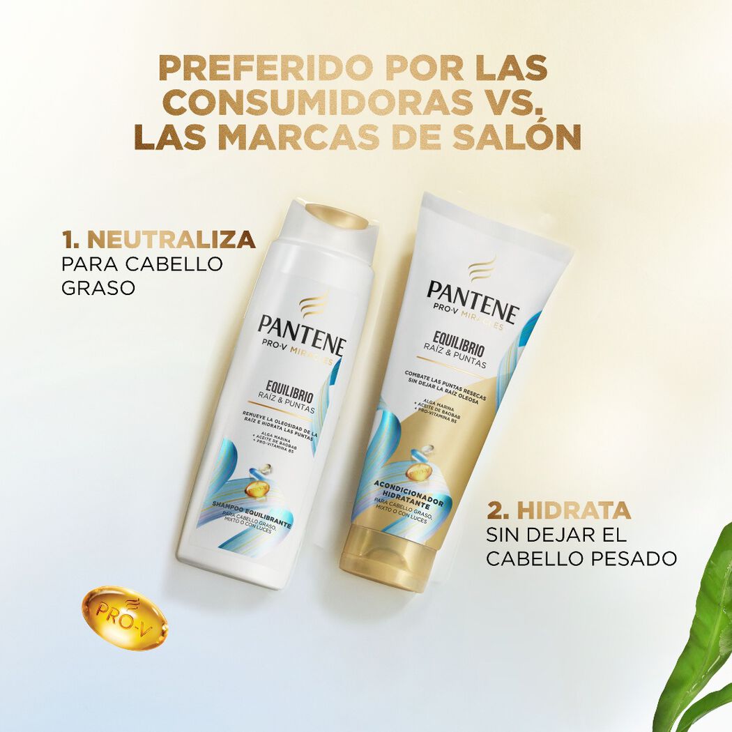 Pack Pantene Equilibrio Raíz y Puntas 300 ml + 250 ml, , large image number 1