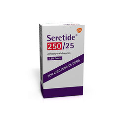 Seretide 250 mcg/25 mcg/Dosis x 120 Dosis Aerosol para Inhalación Oral