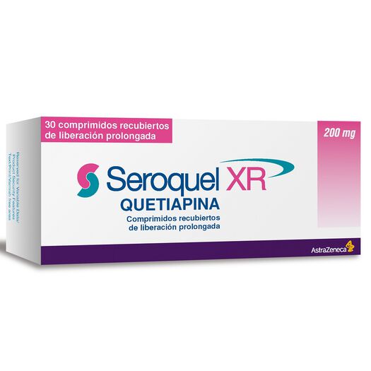 Seroquel Xr 200Mg. Caja 30 Comprimidos Liberación Prolongada, , large image number 0
