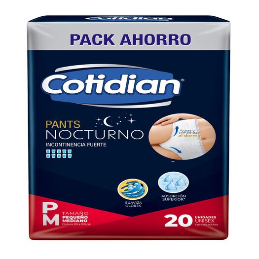 Pants Cotidian Nocturno Pants P/M 20 Un, , large image number 0