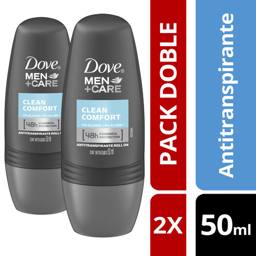 Pack 2 Dove M+C Desodorantes Roll on 50 ml, , large image number 0