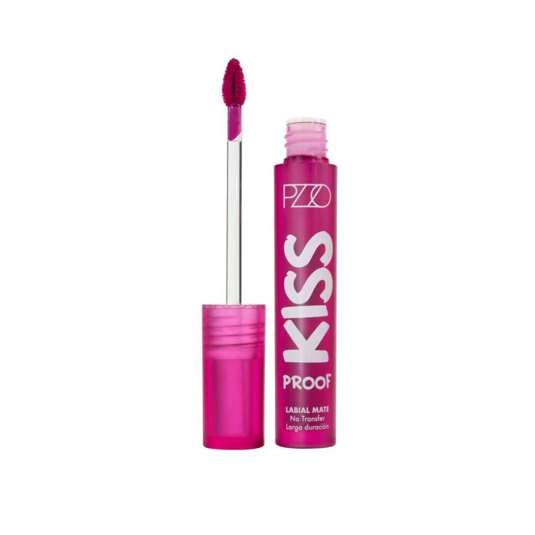 Labial Liquido Kiss Proof Intransferible Fuchsia Petrizzio, , large image number 0