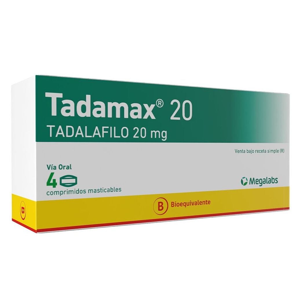 Tadamax 20 mg x 4 Comprimidos, , large image number 0