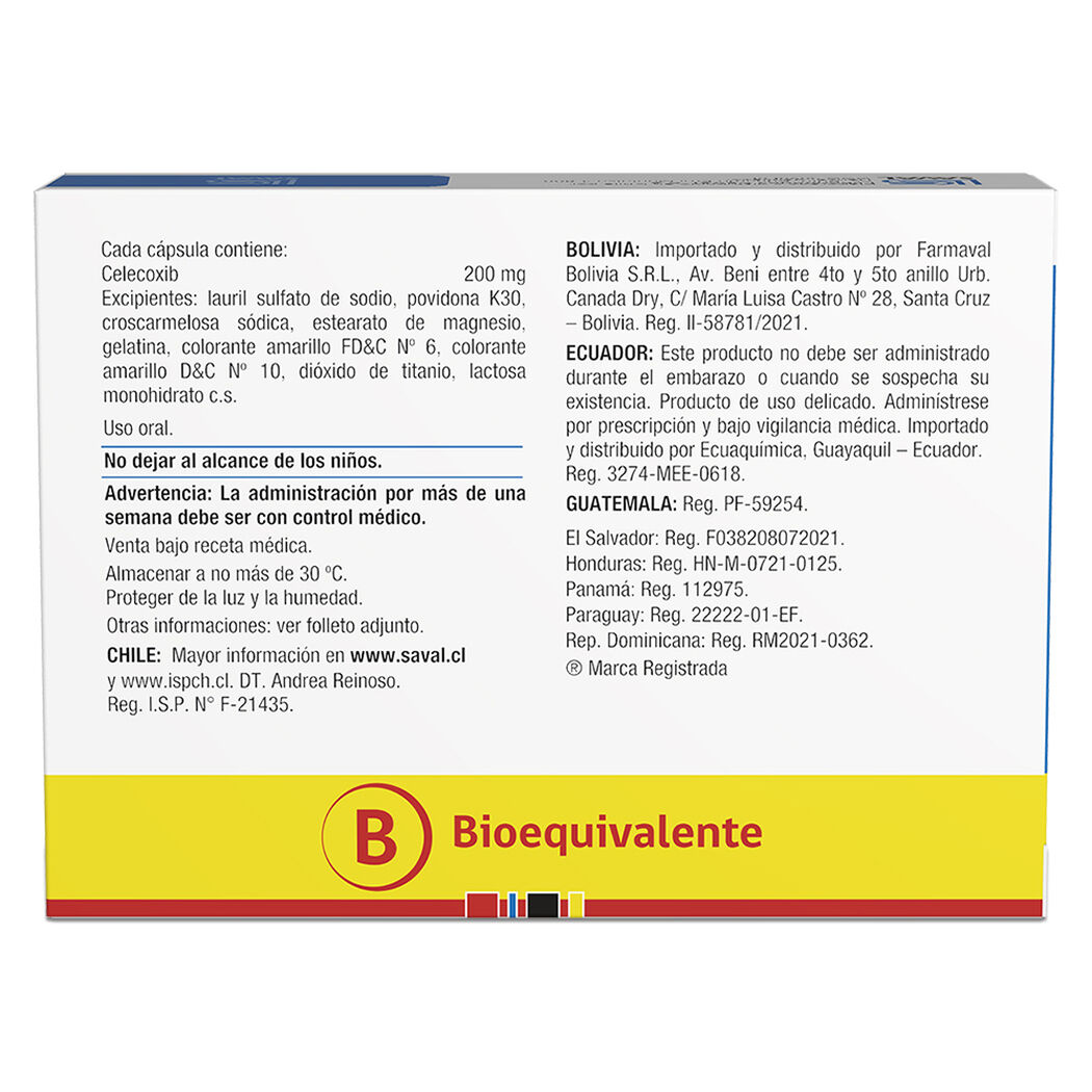 GESIX Celecoxib 200 mg 10 cápsulas, , large image number 1