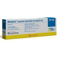 Metoject (B) Metotrexato 25 mg /0.5 mL