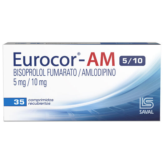 Eurocor AM 5/10 x 35 Comprimidos Recubiertos, , large image number 0