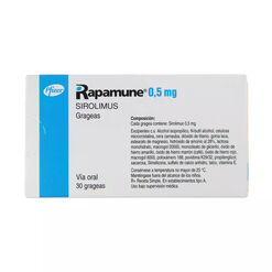 Rapamune 0,5 mg x 30 comprimidos recubiertos