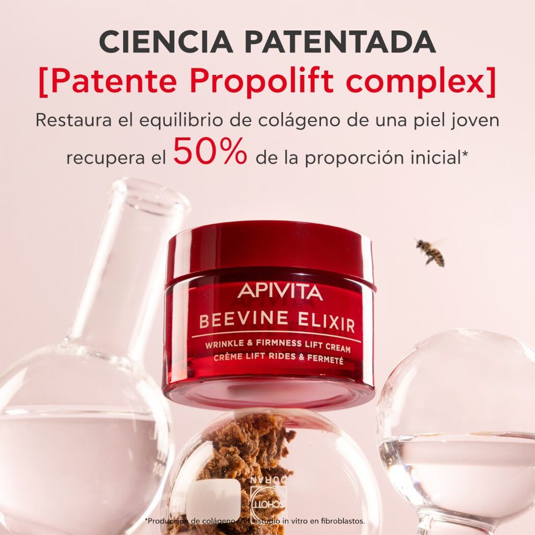 Crema Lift Arrugas & Firmeza - Textura Rica Beevine Elixir 50ml Apivita, , large image number 4