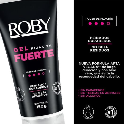 Gel Fuerte Roby Con Aloe 150 Gr, , large image number 2