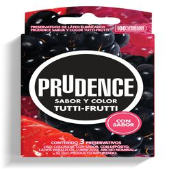 Prudence Tutti Frutti x 3 Unidades