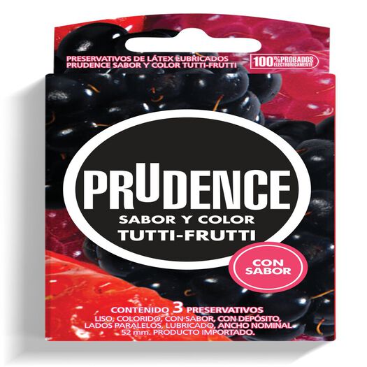 Prudence Tutti Frutti x 3 Unidades, , large image number 0