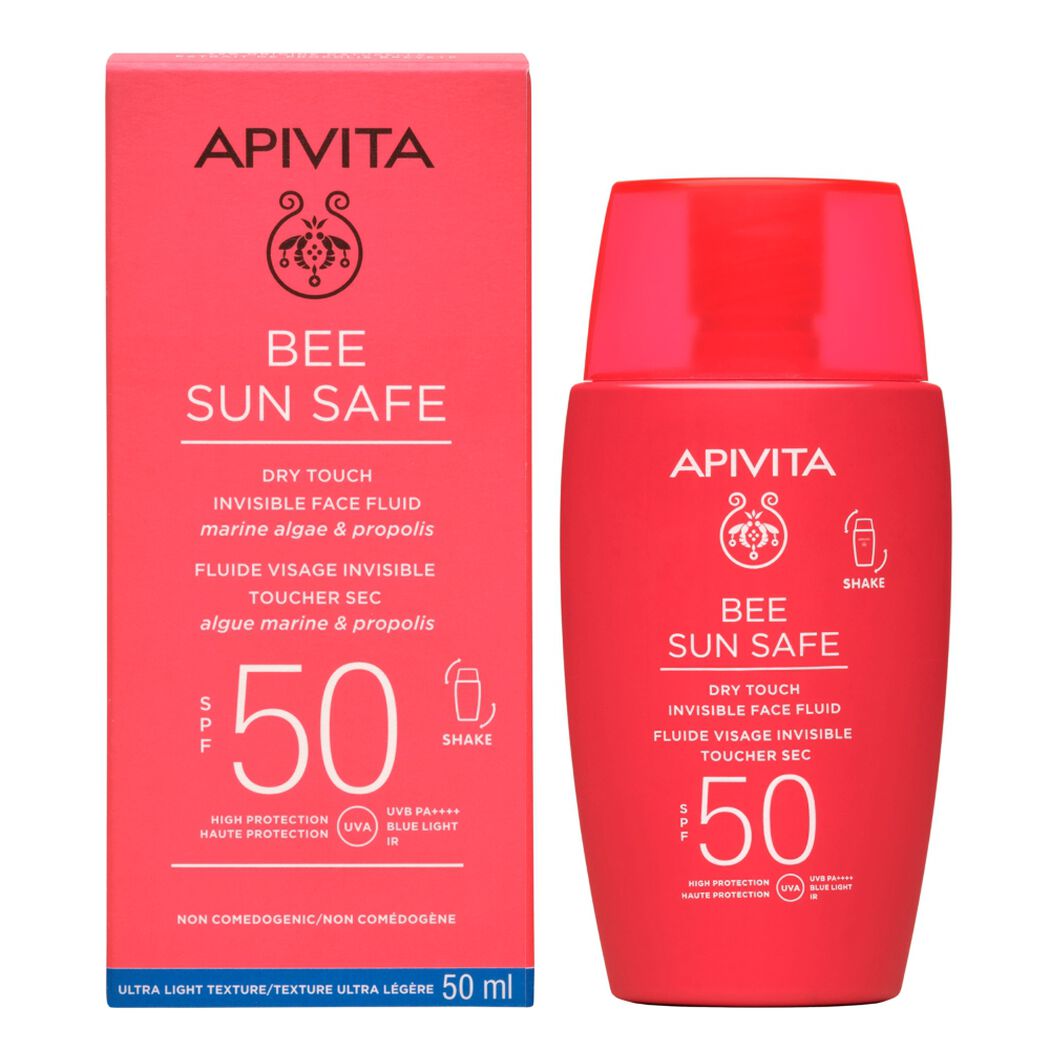 Protector Solar Apivita Bee Sun Safe Fluido Toque Seco SPF50 50 mL, , large image number 1