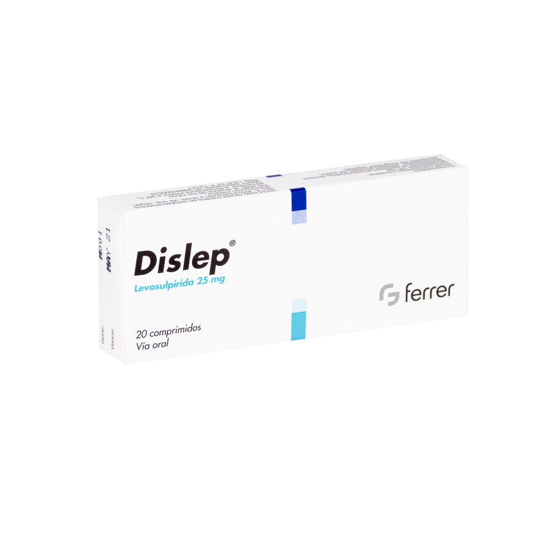 Dislep 25 mg x 20 Comprimidos, , large image number 0