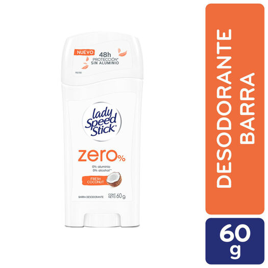 Desodorante En Barra Lady Speed Stick Zero% Coconut 60 G, , large image number 0