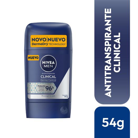NIVEA  Clinical Antitranspirante en barra masculino 50ml, , large image number 0