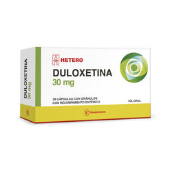 Duloxetina 30 mg x 28 Cápsulas con Gránulos con Recubrimiento Entérico SEVEN PHARMA CHILE SPA