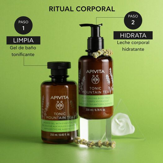Leche Corporal Hidratante Tonic Mountain Tea 200ml Apivita, , large image number 1