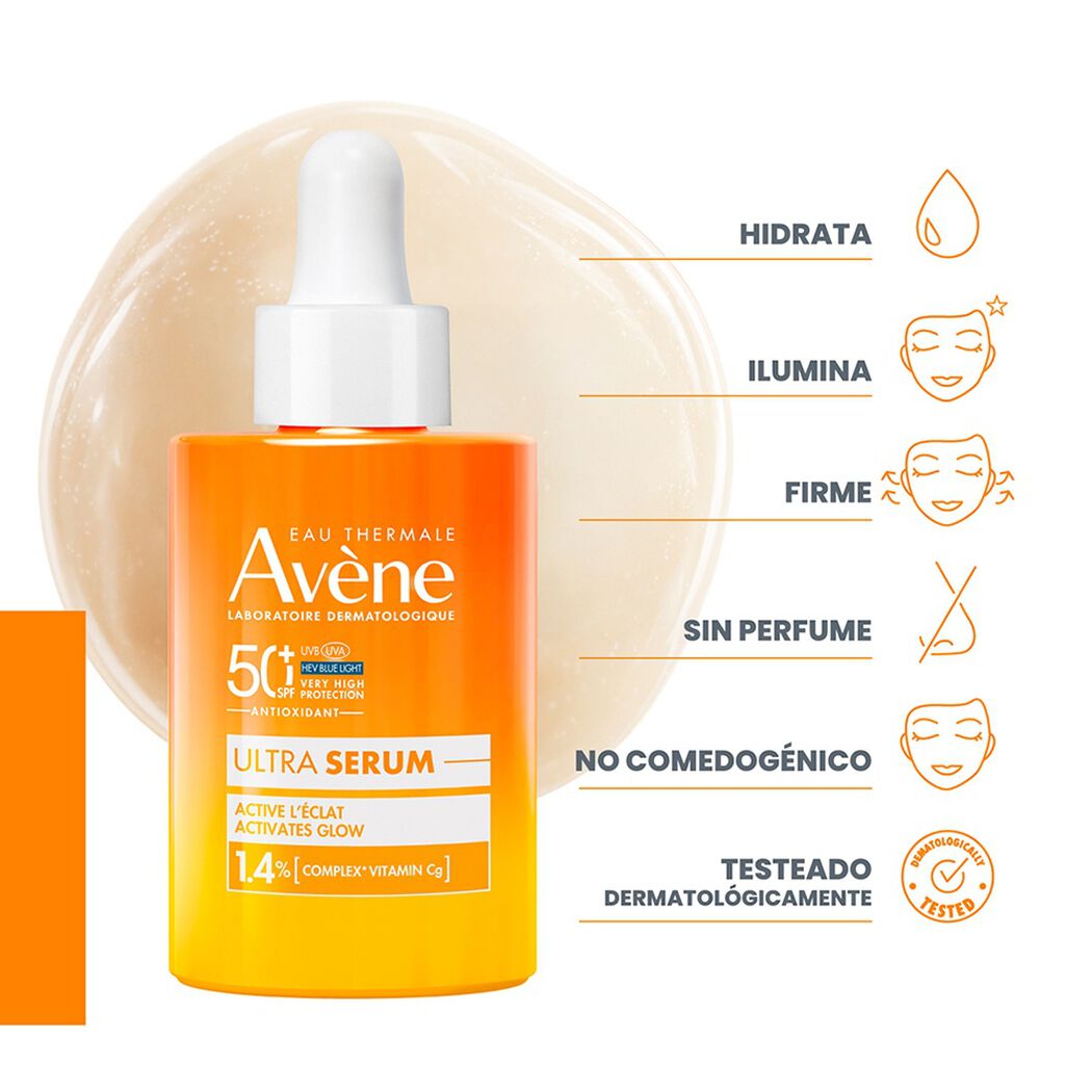 S&eacute;rum Av&egrave;ne Ultra SPF 50+ Iluminador 30ml, , large image number 3
