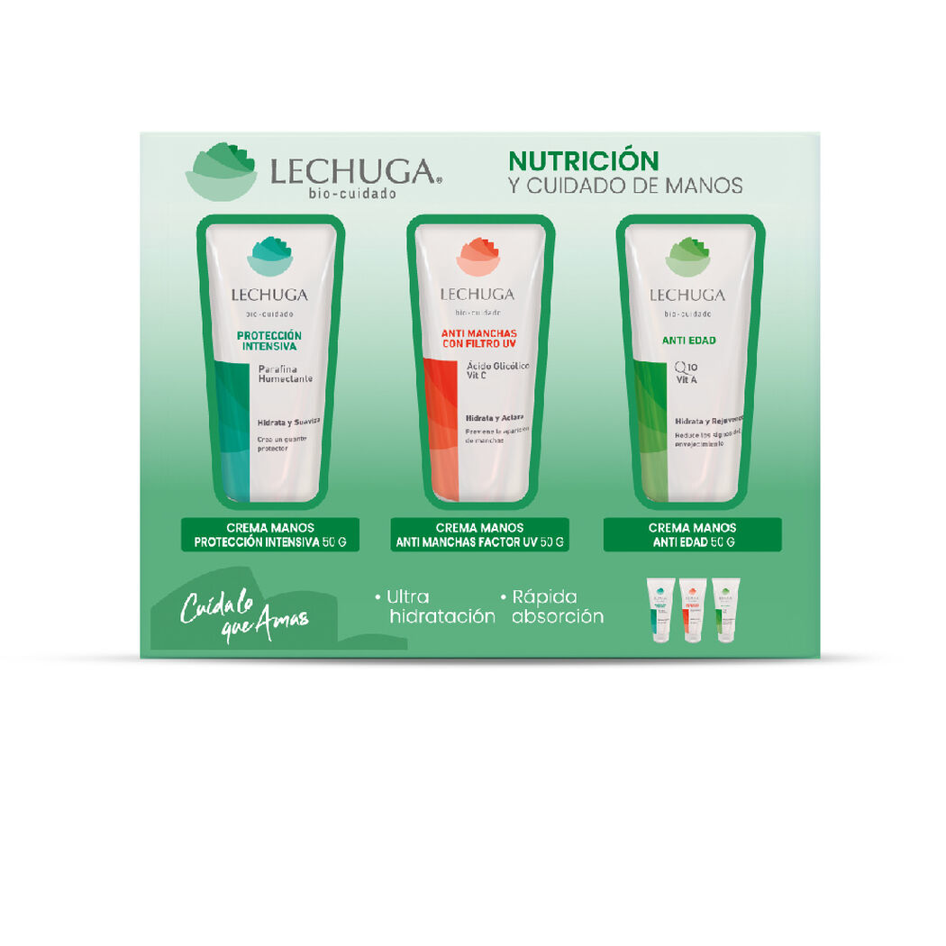 Pack Lechuga Crema 50Ml+Manc50Ml+Ed50Ml, , large image number 0