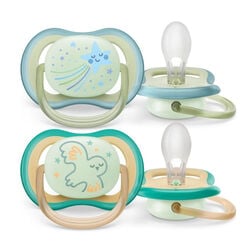 Chupete Avent Air Nocturno Ni&ntilde;o 0-6 Meses 2 un