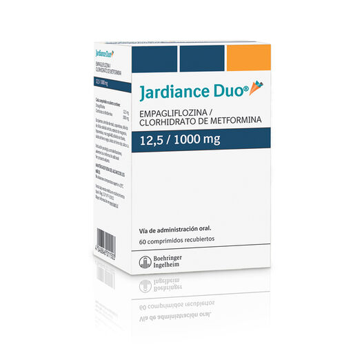 Jardiance Duo 12.5 mg/1000 mg x 60 Comprimidos Recubiertos, , large image number 0