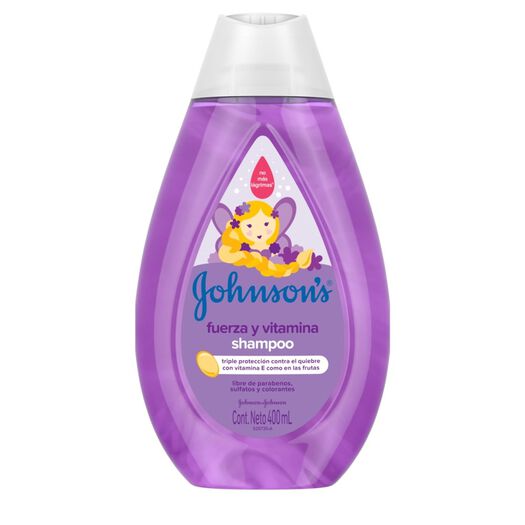 Shampoo Johnsons Fuerza y Vitamina 400 mL, , large image number 1