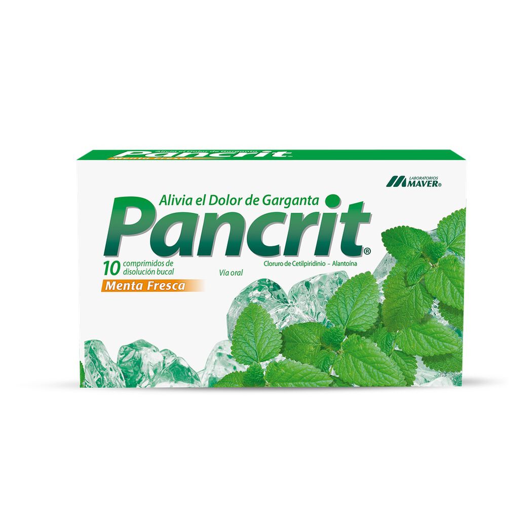 Pancrit Menta Fresca 10 Comprimidos, , large image number 1
