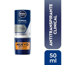 NIVEA  Clinical Antitranspirante Roll on masculino 50ml