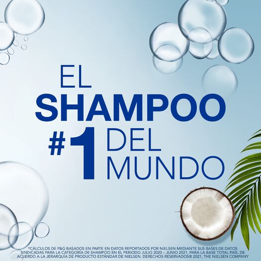 Head & Shoulders Shampoo Hidratación Aceite De Coco x 375 mL, , large image number 4