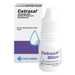 Cetraxal 0,3 % x 10 mL Solucion para Gotas Oticas