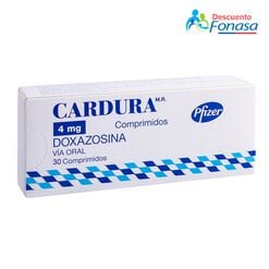 Cardura XL 4 mg x 30 Comprimidos