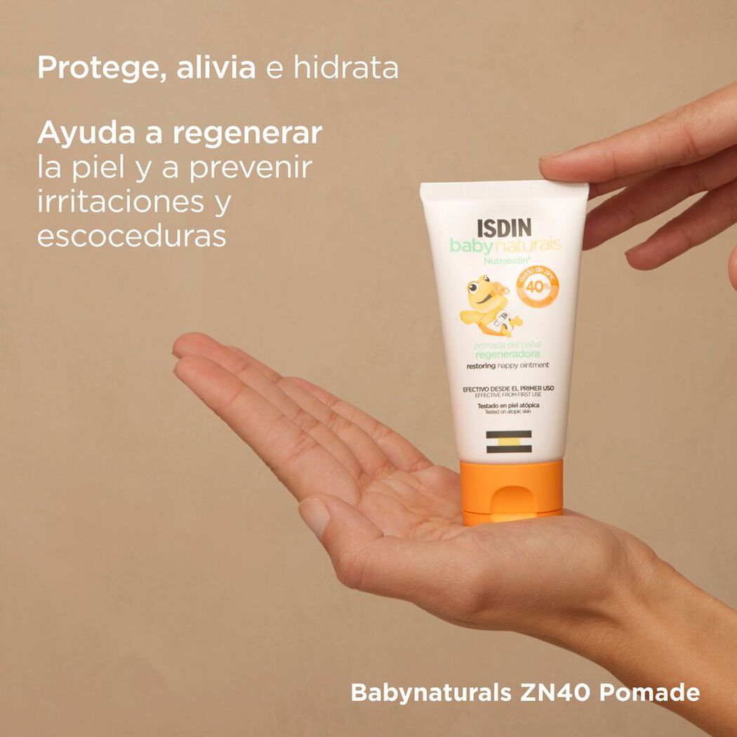 Pomada Isdin Baby Naturals Pañal Zn40 100 mL, , large image number 1