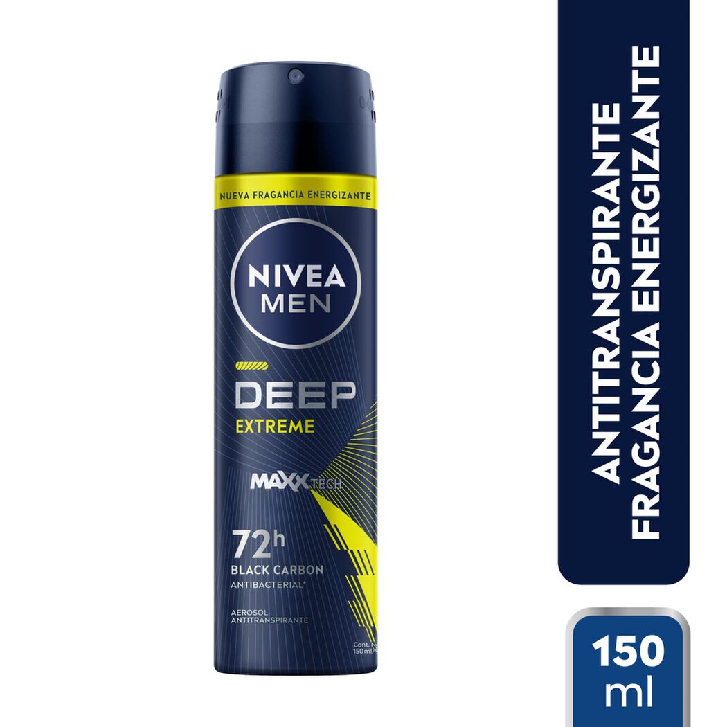 Desodorante en Spray Nivea Men Deep Extreme 150 ml, , large image number 0