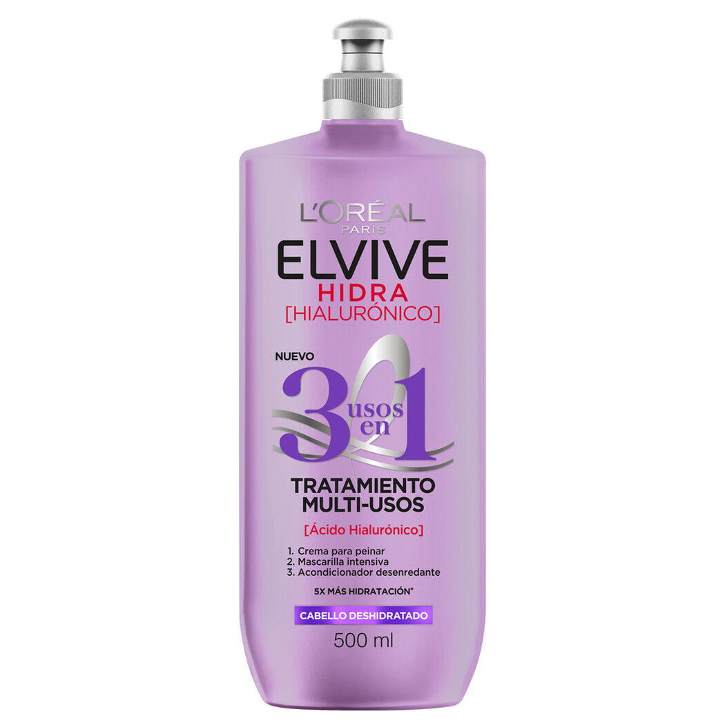 Tratamiento Elvive Hidra Hialur&oacute;nico 3 en 1 &Aacute;cido Hialur&oacute;nico 500 mL, , large image number 0
