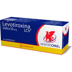 Levotiroxina 50 mcg Caja 56 Comp. CHILE
