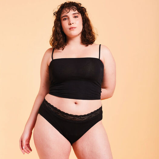 Calzón Menstrual Bloodygreen High Waist Flujo Moderaro Xxl, , large image number 3