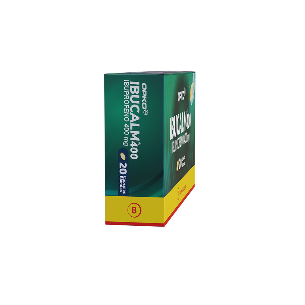 Ibucalm 400mg x 20 C&aacute;psulas Blandas, , large image number 1