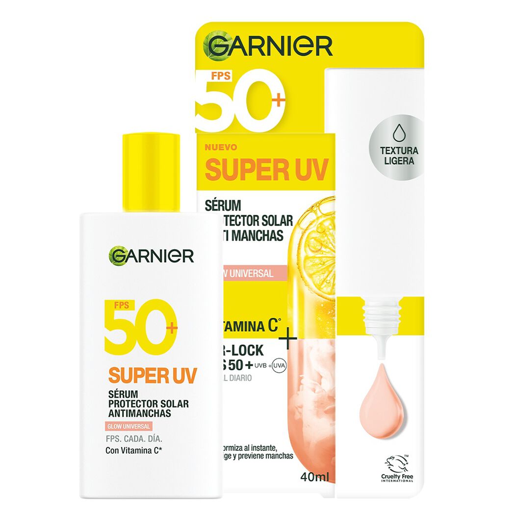 Protector Solar Garnier Super Uv Glow Vitamina C, , large image number 1