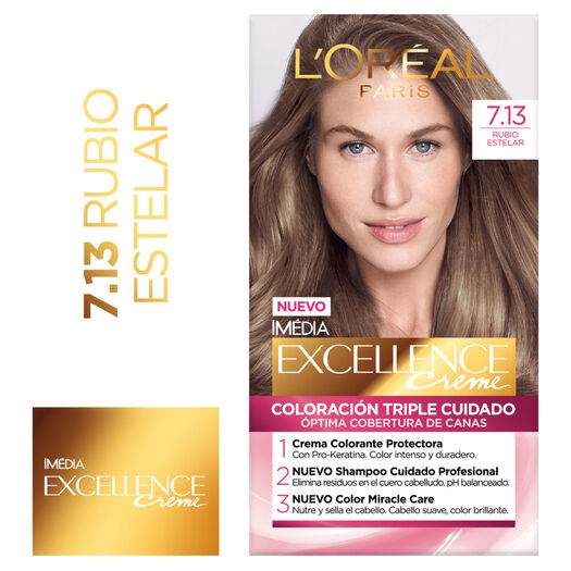Tintura Excellence Rubio Est 713 165Gr, , large image number 0