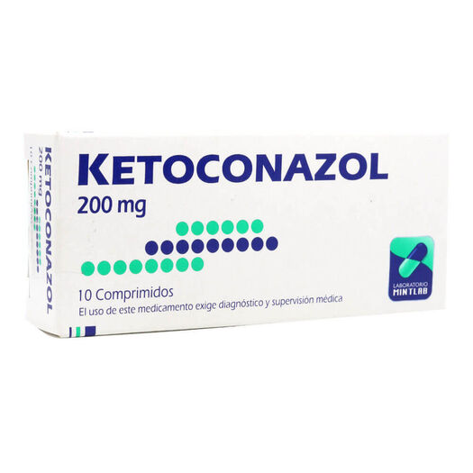 Ketoconazol 200 mg x 10 Comprimidos MINTLAB CO SA, , large image number 0