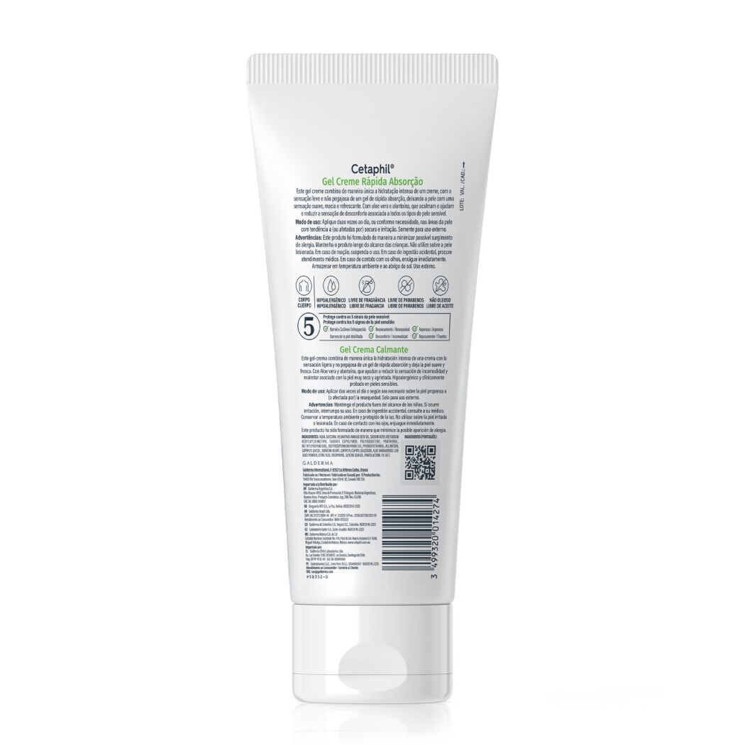 Cetaphil gel crema calmante 226gr, , large image number 4